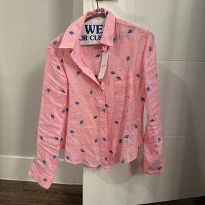 Lilly Pulitzer Coralyn Pink Button Down